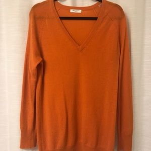 Equipment Orange Cashmere Sweater size S